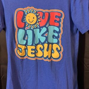 Blue, red and yellow, handmade design, size small